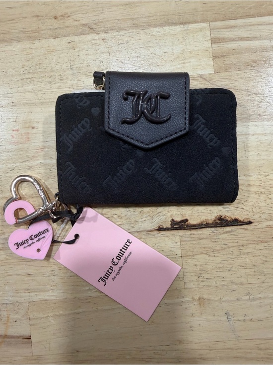 Juicy Couture Handbags - Juicy Couture Brown Suede Wallet
